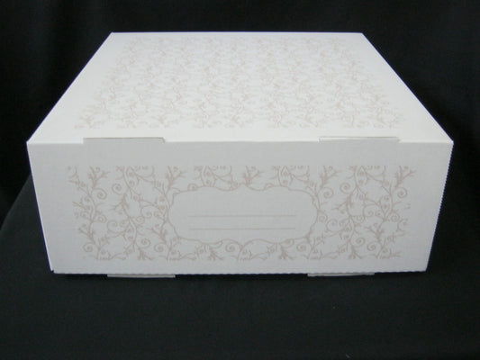 Cake Box Corrugated - Cake Box Corrugated - 370mm x 370mm x 150mm