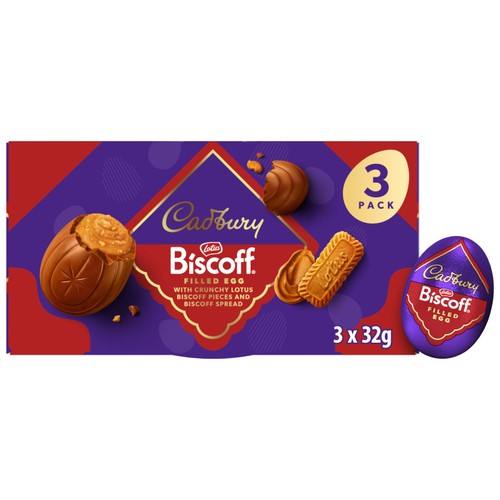 Cadbury Biscoff Egg x3