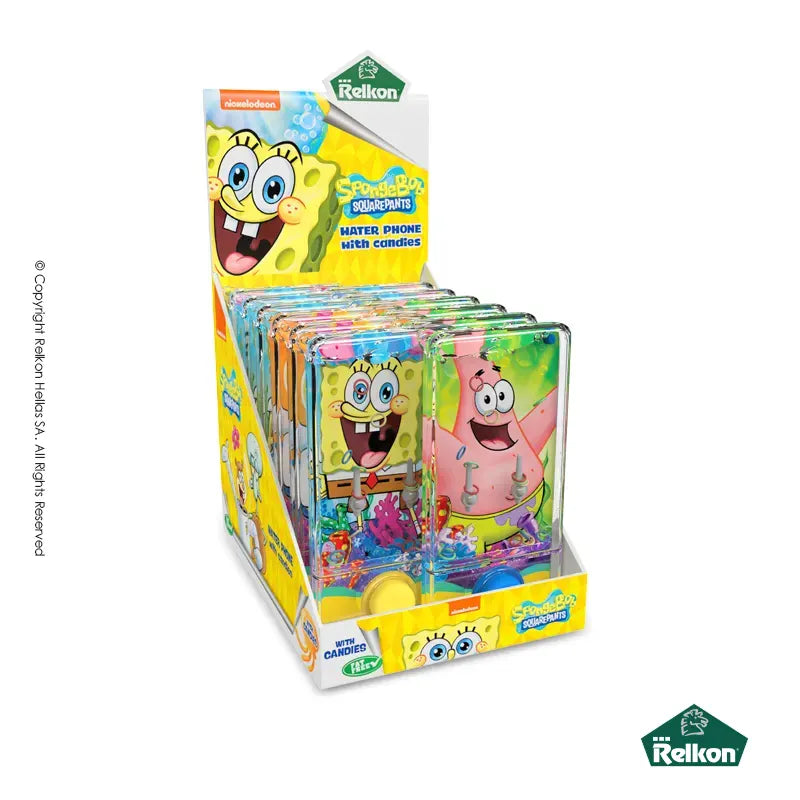 SpongeBob Sqaurepants Water Phone with Candy