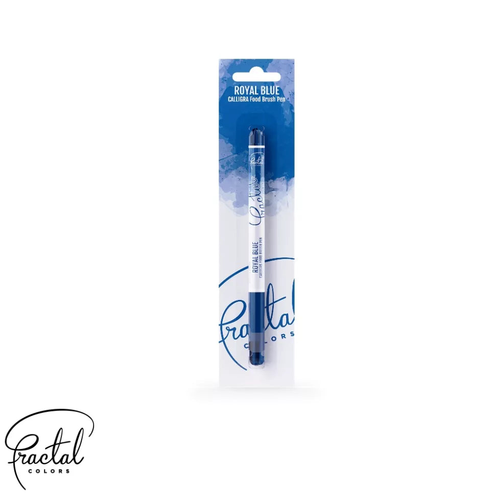 Fractal Calligra Food Brush Pen - Royal Blue