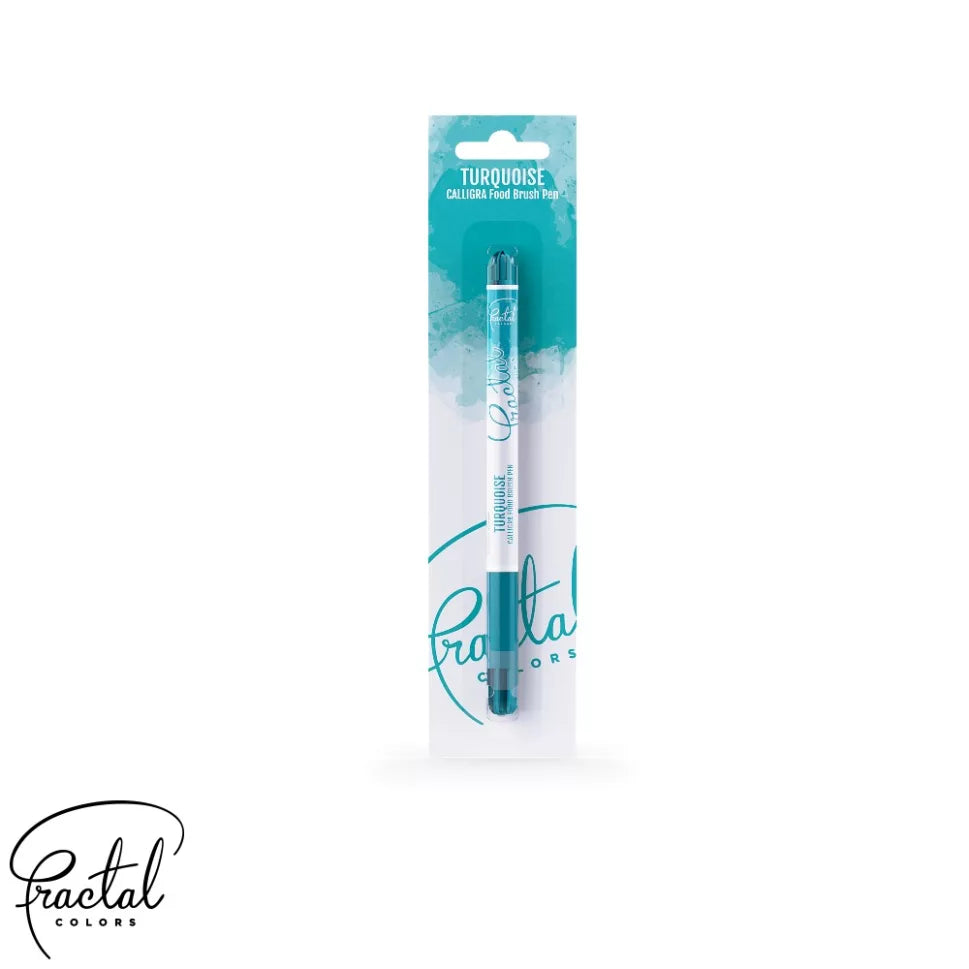 Fractal Calligra Food Brush Pen - Turquoise