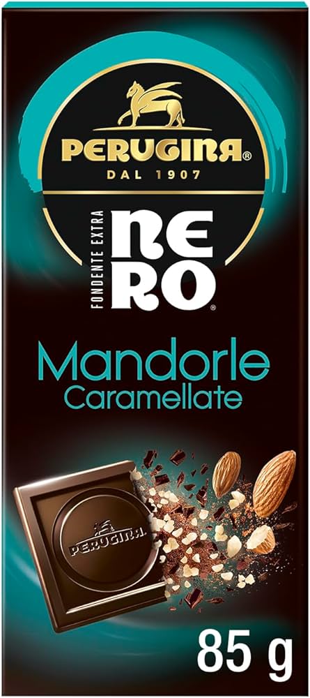 Perugina Nero Mandorle Caramellate 85g