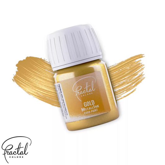 Fractal MetallInk Food Paint - Gold