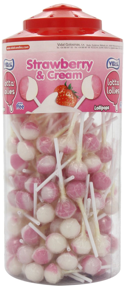 Strawberry & Cream Lolly