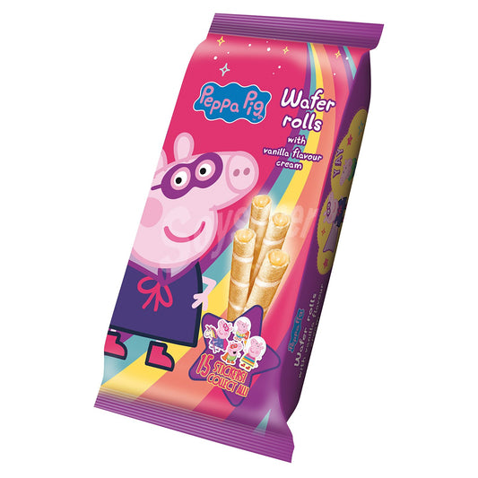 Peppa Pig Vanilla Wafer Rolls