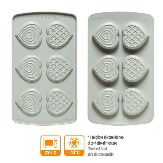 Decora Duo Heart Silicone Mould