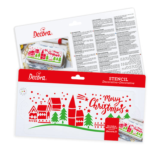 Decora Christmas Landscape Stencil