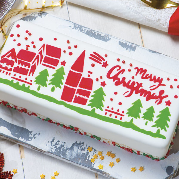 Decora Christmas Landscape Stencil