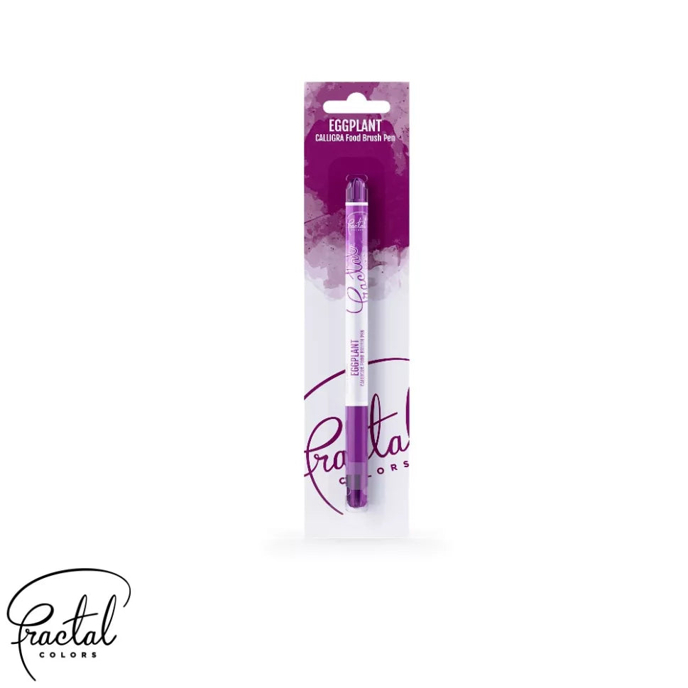 Fractal Calligra Food Brush Pen - Eggplant