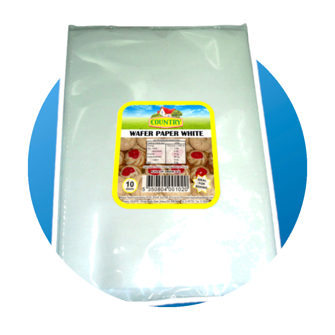 Country White Wafer Paper