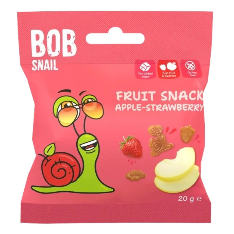Bob Snail Fruit Snack Apple Strawberry