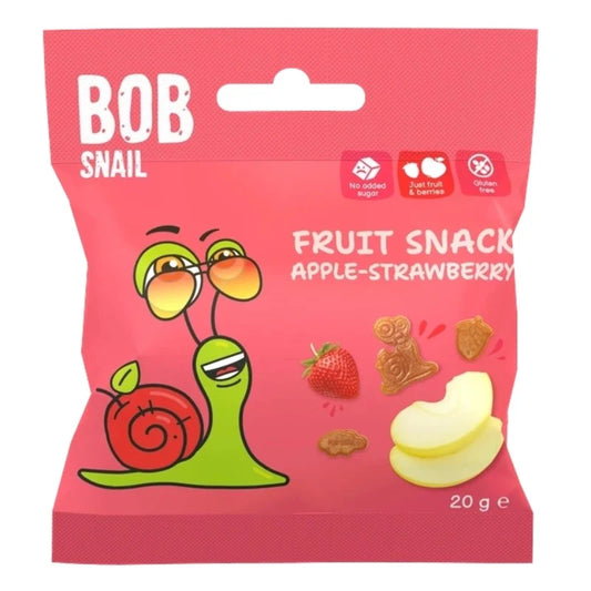 Bob Snail Fruit Snack Apple Strawberry