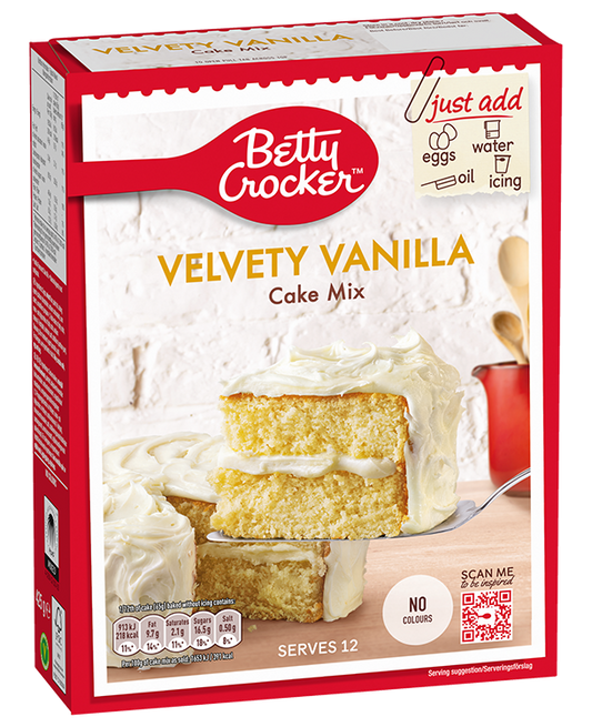 Betty Crocker Velvety Vanilla Cake Mix