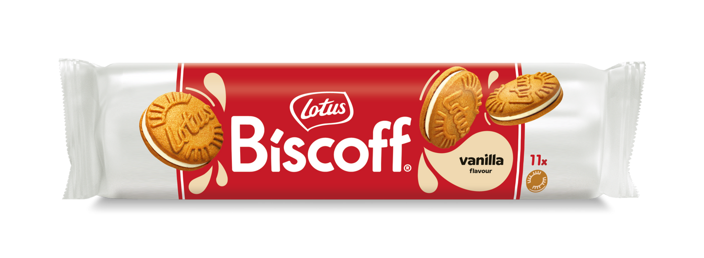 Biscoff Sandwich Biscuits Vanilla Cream