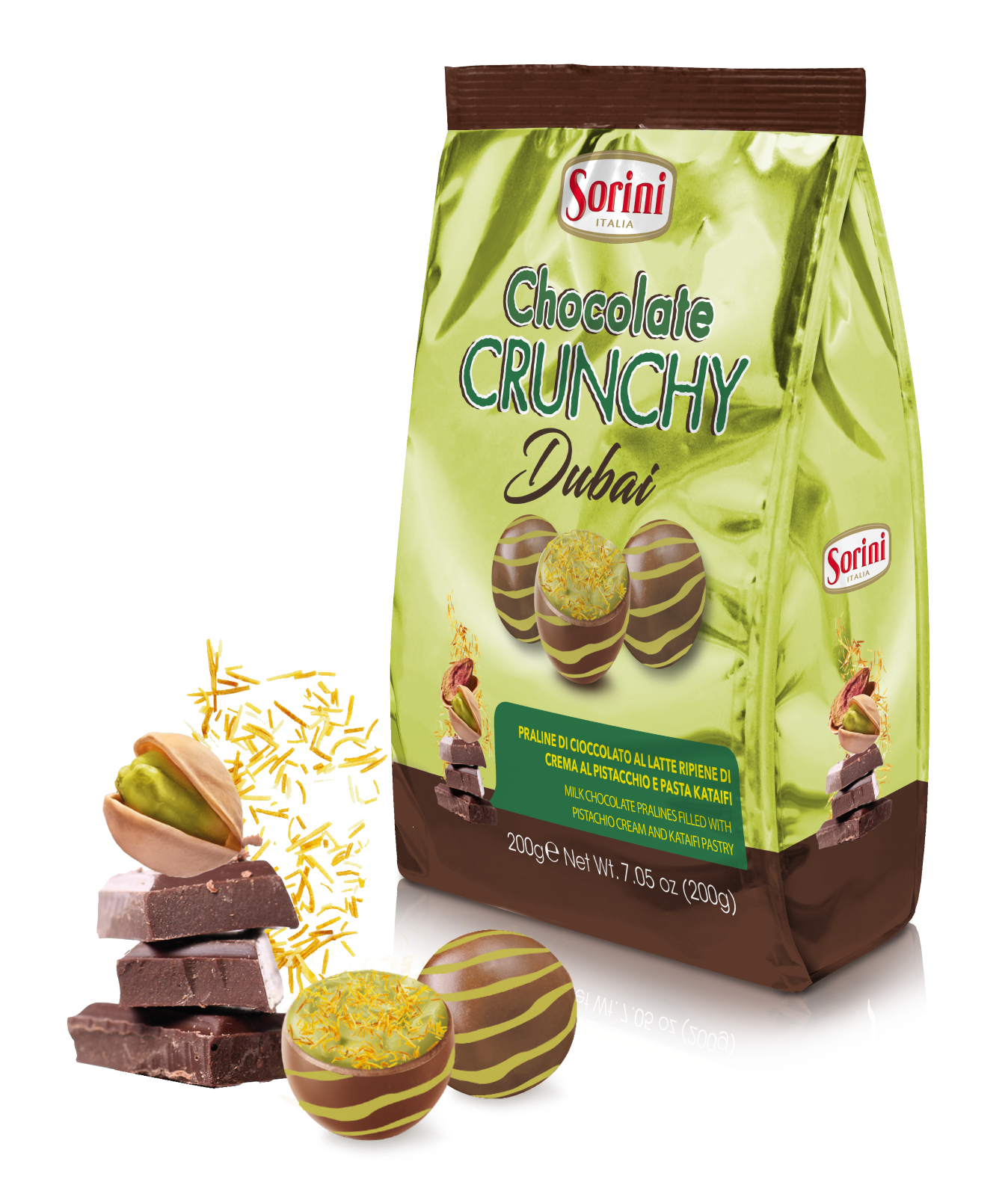 Sorini Dubai Chocolate Crunchy 200g