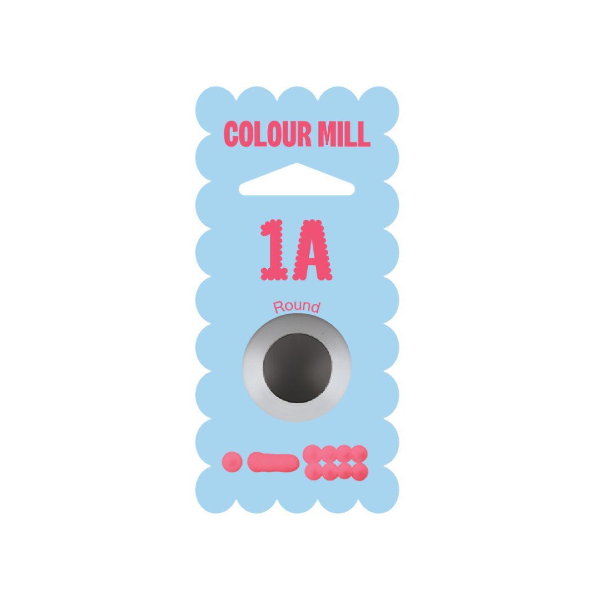 Colour Mill Piping Tip - 1A Round