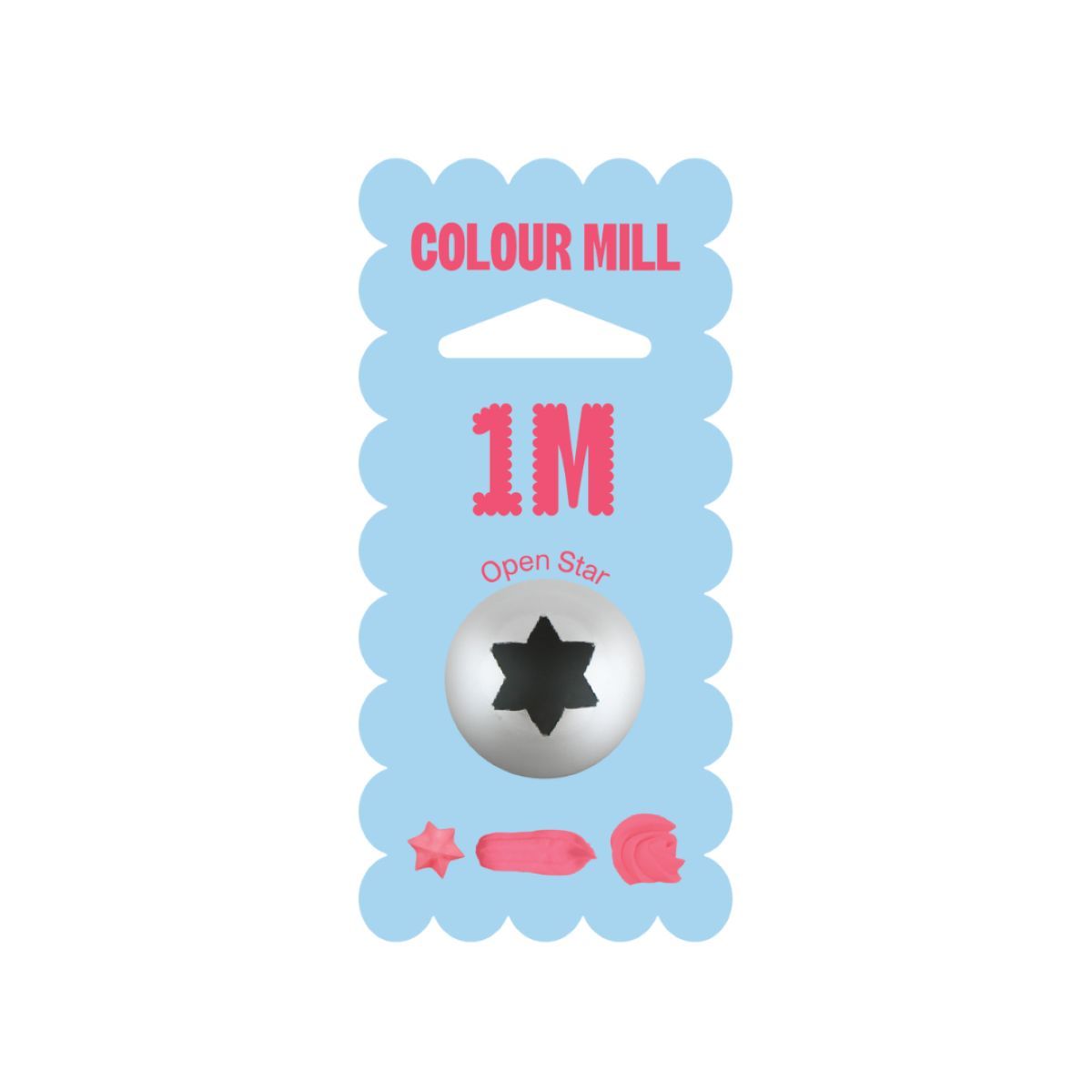 Colour Mill Piping Tip - 1M Open Star