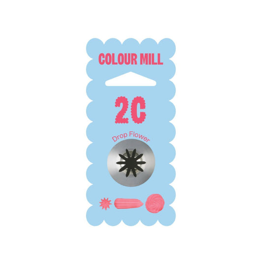 Colour Mill Piping Tip - 2C Drop Flower