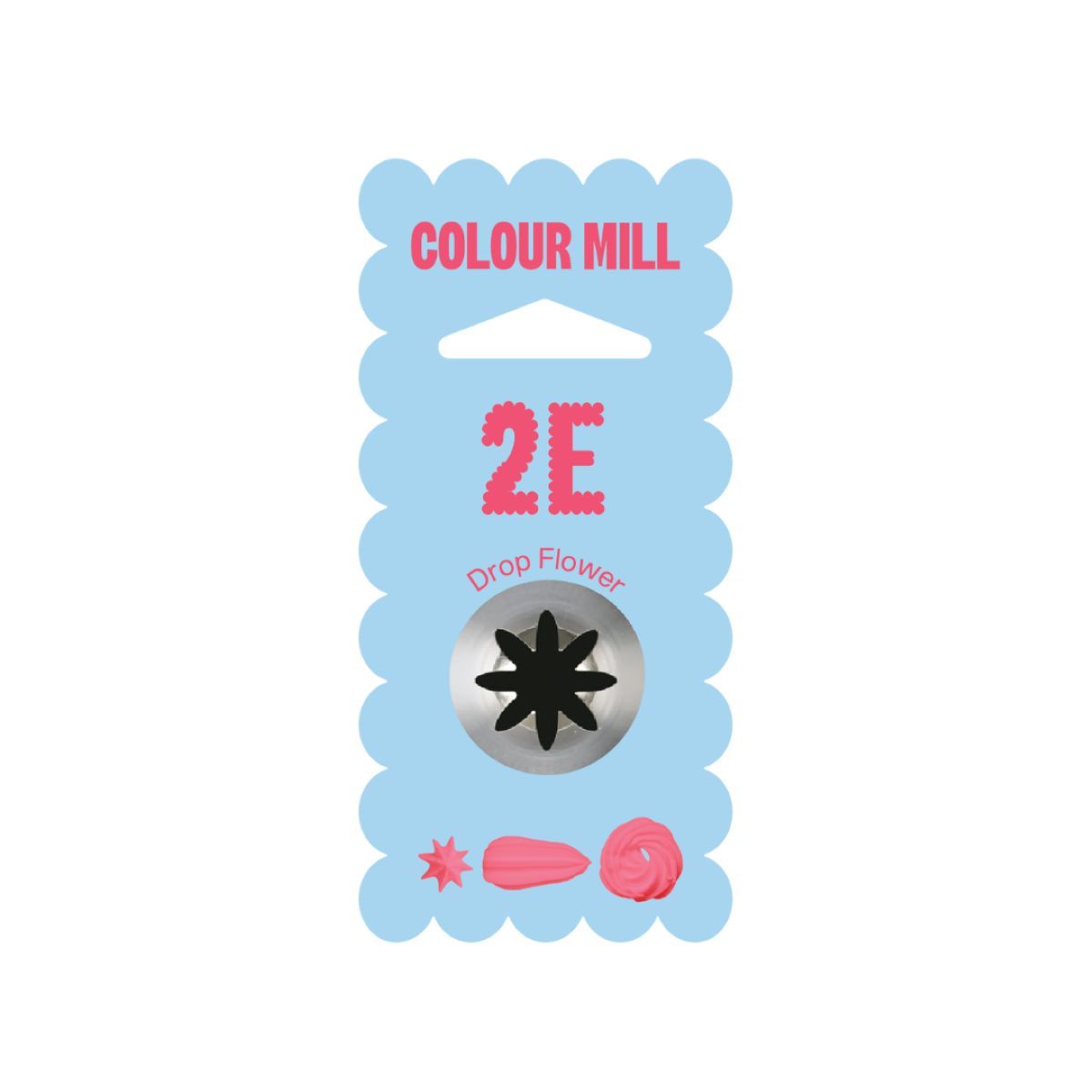 Colour Mill Piping Tip - 2D Drop Flower