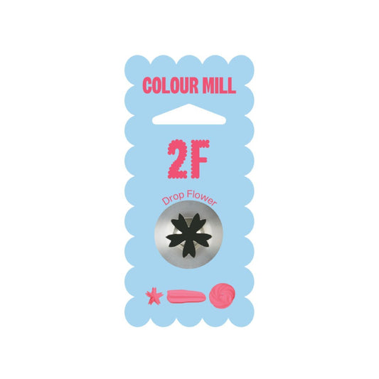 Colour Mill Piping Tip - 2F Drop Flower