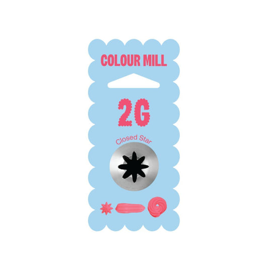 Colour Mill Piping Tip - 2G Closed Star