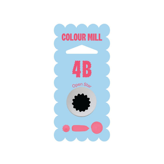 Colour Mill Piping Tip - 4B Open Star