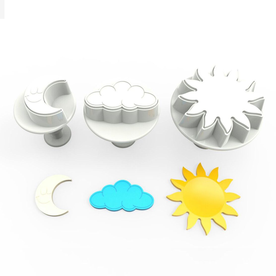 Dekofee Plungers Sky set/3