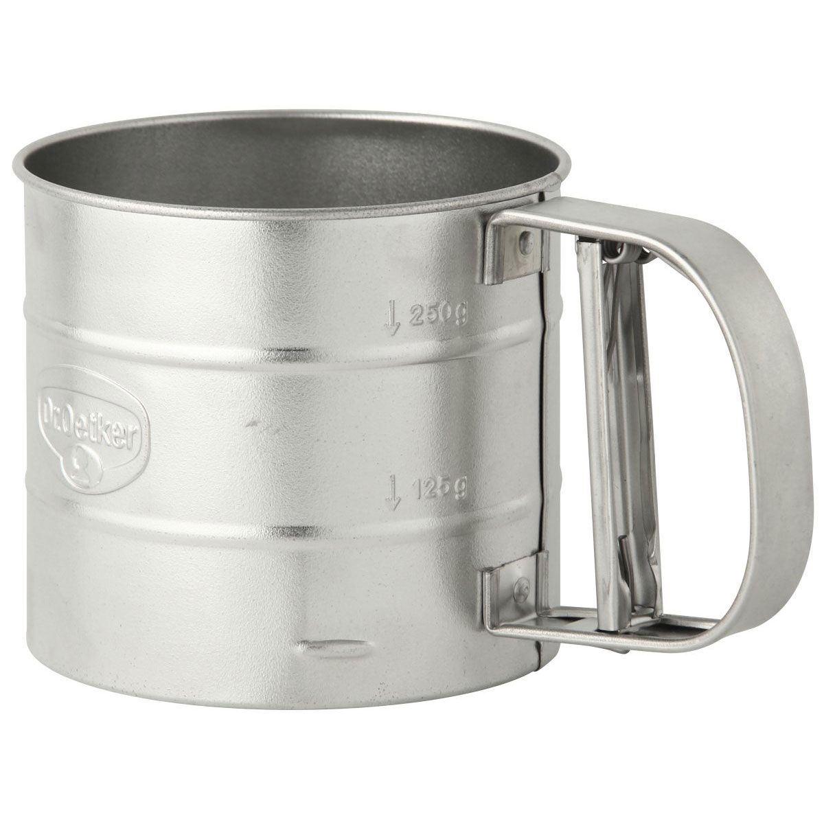Dr. Oetker One-Hand Flour Sifter Metal 350 g