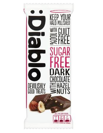 Diablo Sugar Free Dark Chocolate with Hazelnuts