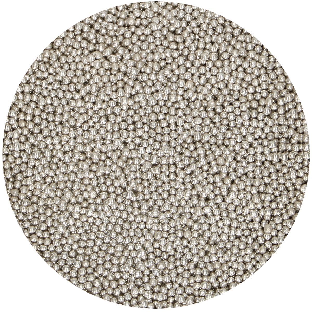 FunCakes Sugar Pearls Small Metallic Silver 80 g