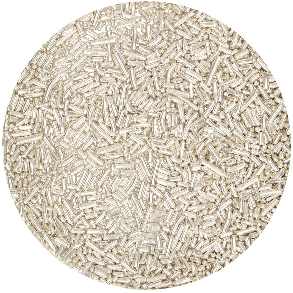 FunCakes Sugar Strands Metallic Silver 80 g