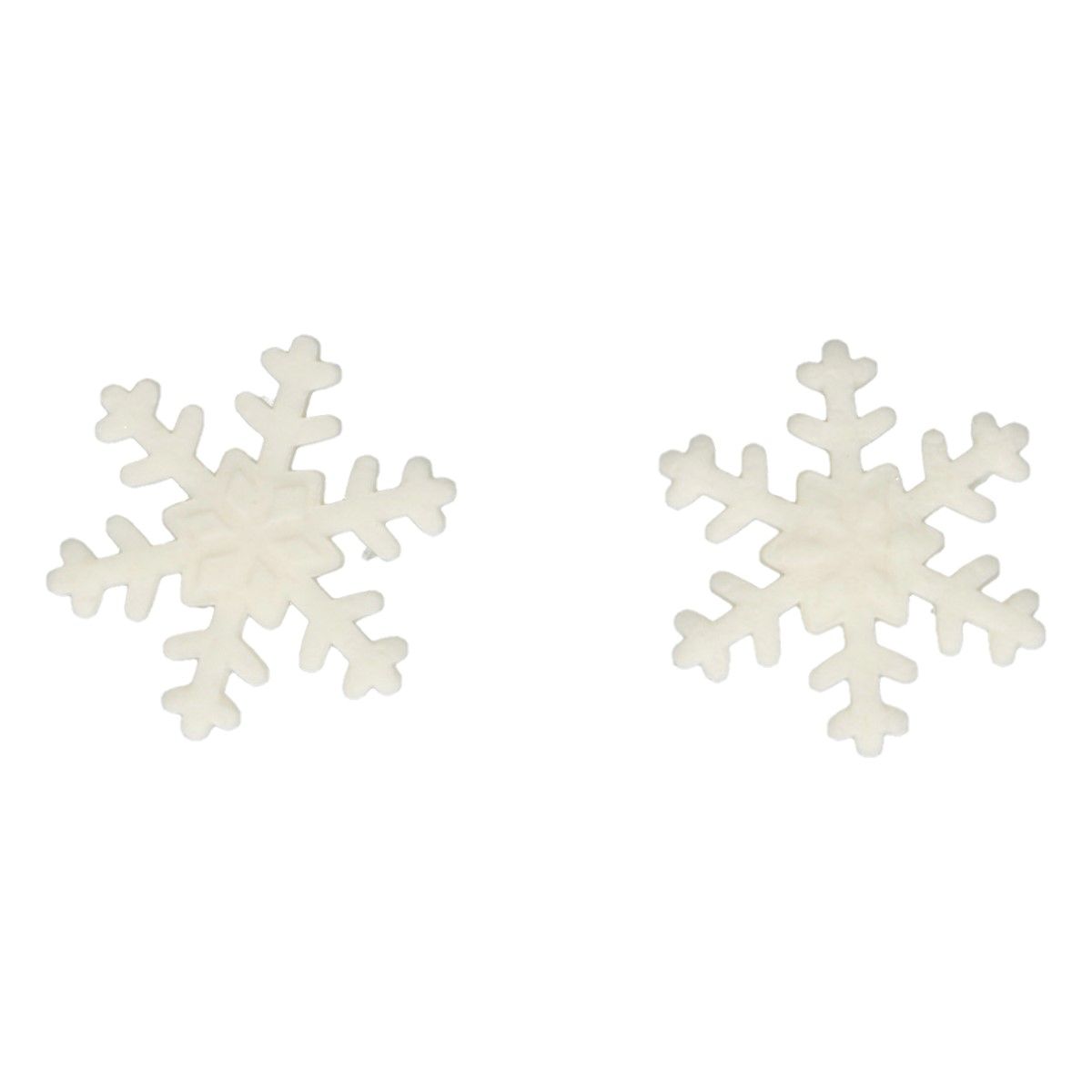 FunCakes Sugar Paste Decorations Ice Crystal White Set/12