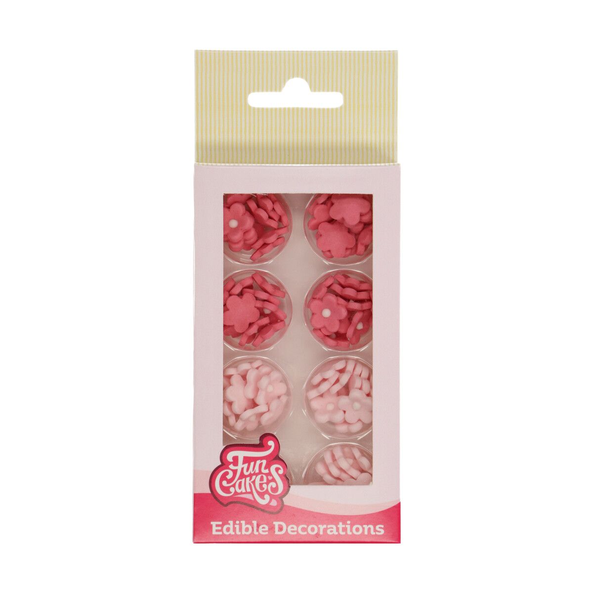 FunCakes Sugar Decorations Pink Blossoms Set/64