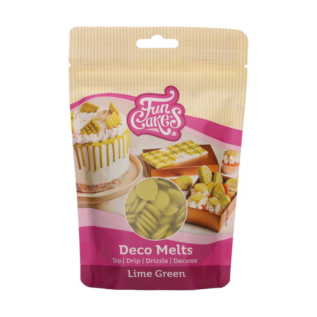 FunCakes Deco Melts -Lime Green- 250g