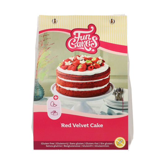 FunCakes Mix for Red Velvet Cake, Gluten Free 400 g