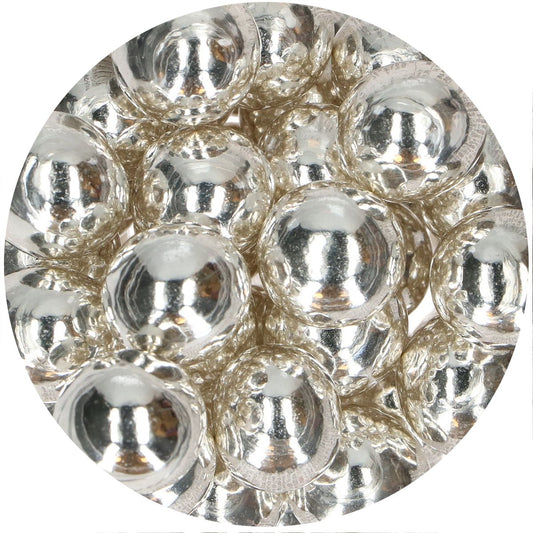 FunCakes Choco Crispy Balls - Dazzling Silver 130g