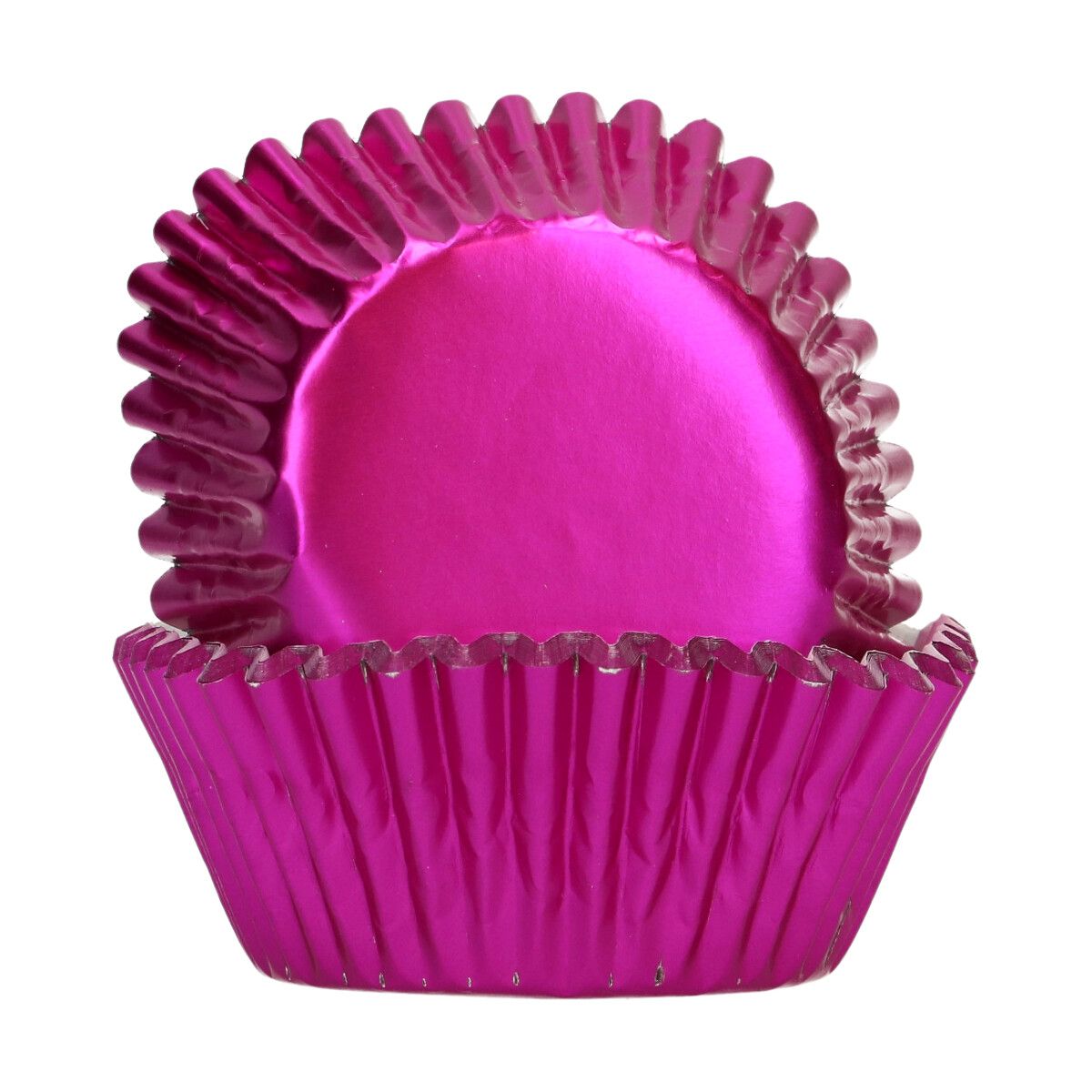 FunCakes Foil Baking Cups - Metallic Pink pk/48