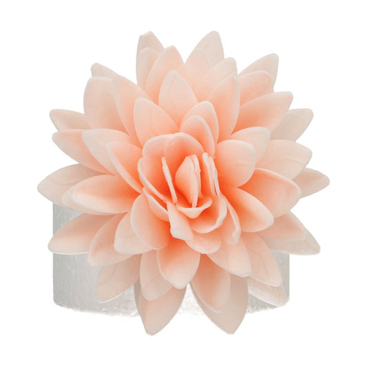 FunCakes Edible Wafer Flowers Deluxe Peony Orange Ombre Large pk/1