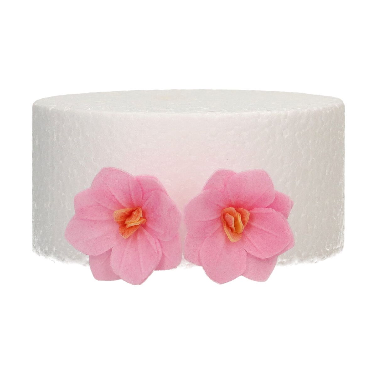 FunCakes Edible Wafer Flowers Deluxe Hydrangea Pink Small pk/18