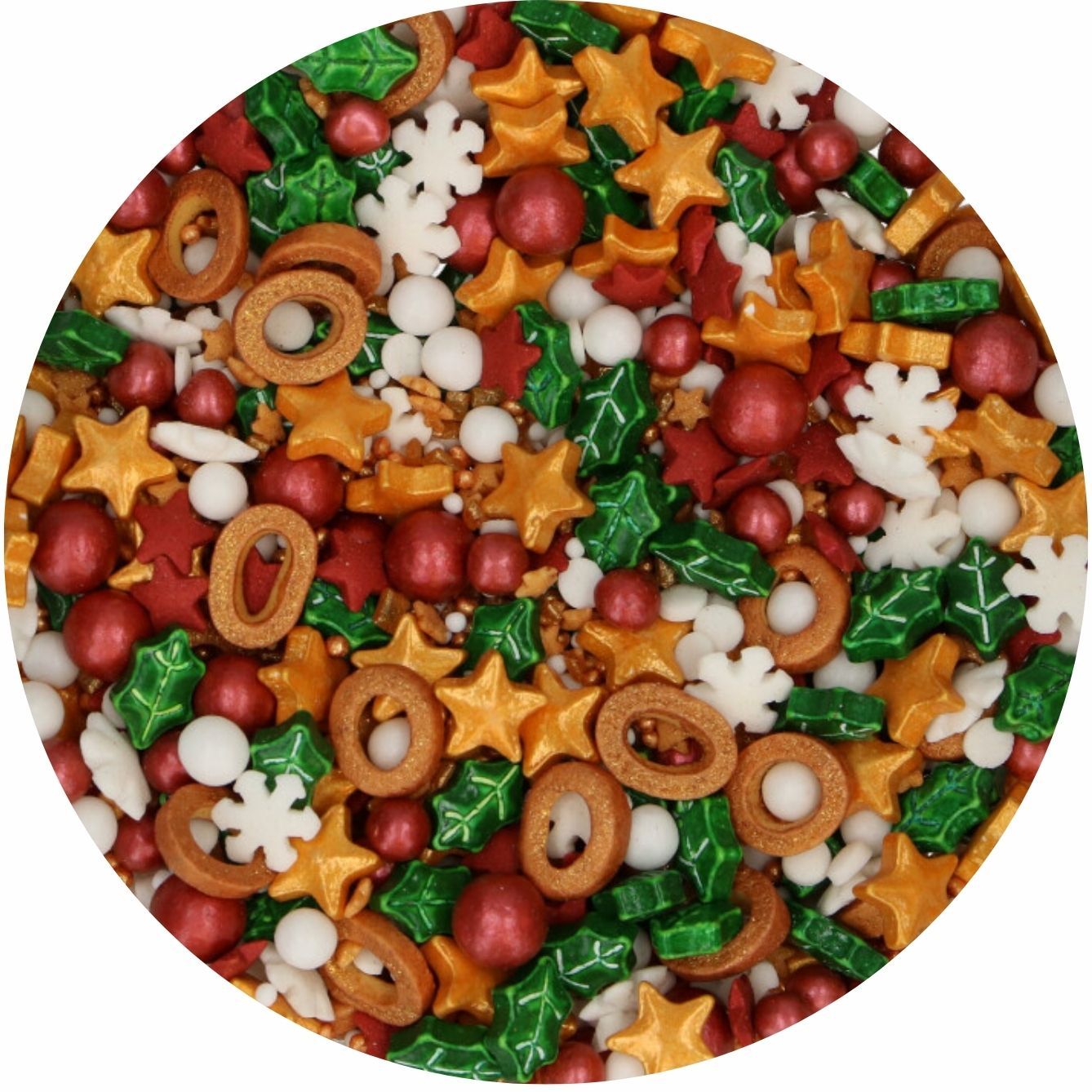 FunCakes 3D Sprinkle Medley Mistletoe Kisses 70 g