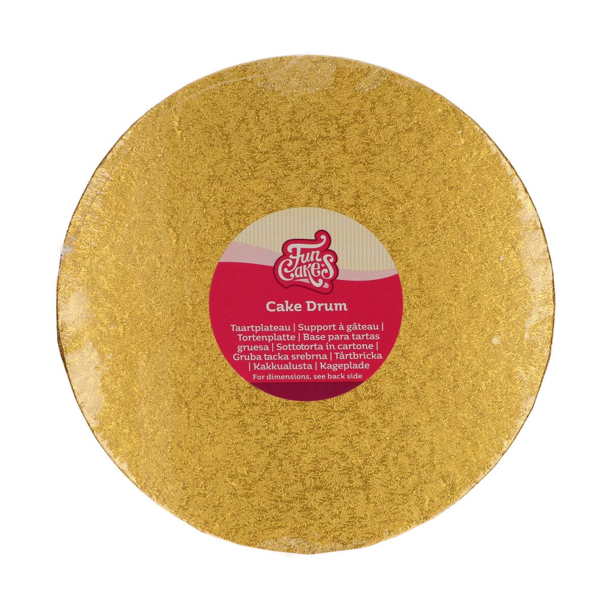 FunCakes Gold Cake Drum