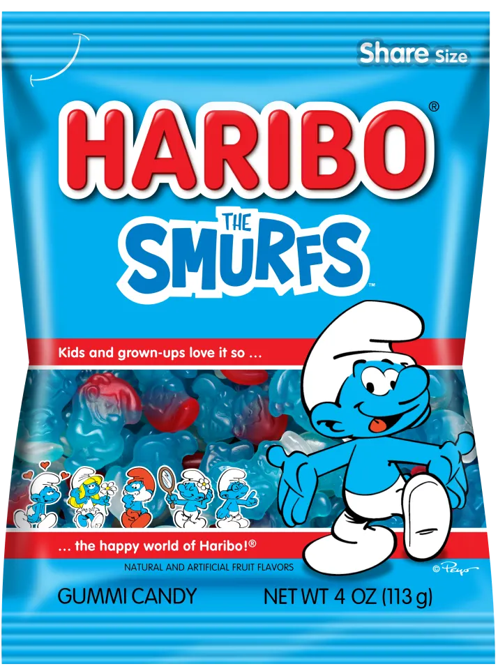 Haribo Smurfs