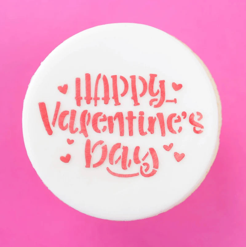 Sweet Stamp Mini Cookie & Cupcake Stencils - Fun Happy Valentines Day