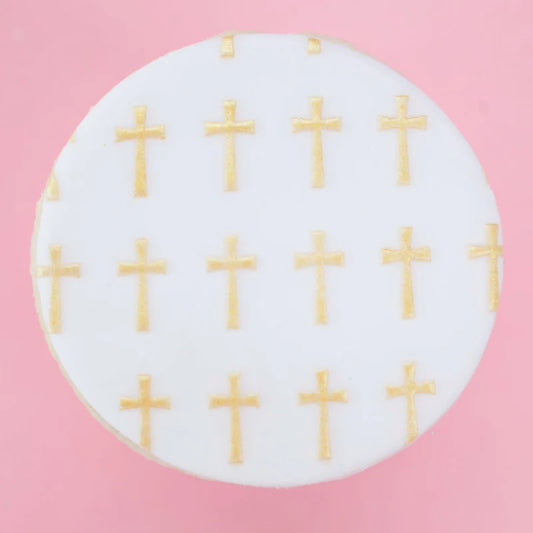 Sweet Stamp Mini Cookie & Cupcake Stencils - Mini Crosses