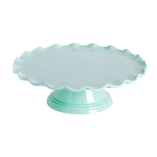 Cake Stand Large Wave Mint