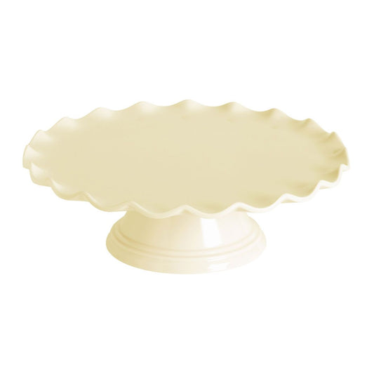 Cake Stand Large Wave Vanilla Cream