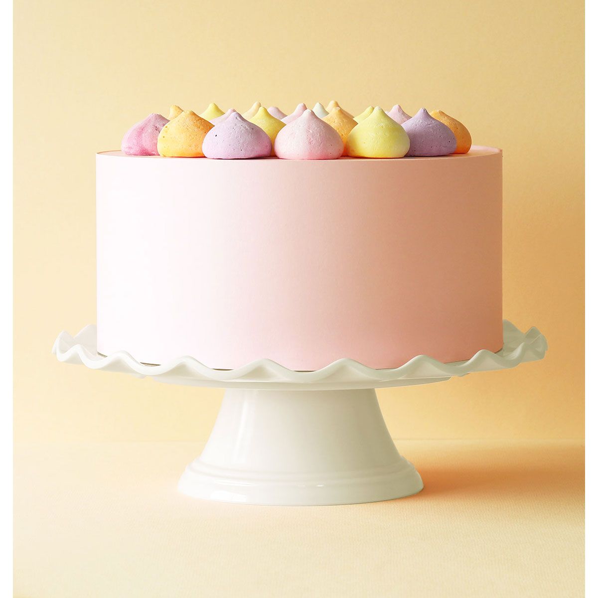 Cake Stand Large Wave Vanilla Cream