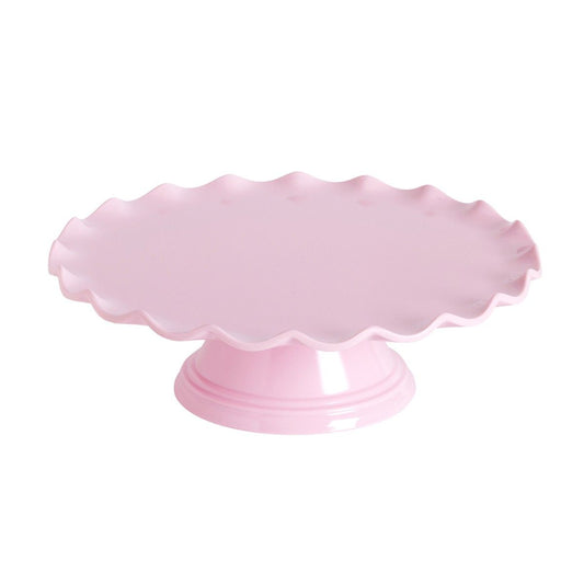 Cake Stand Large Wave Pink