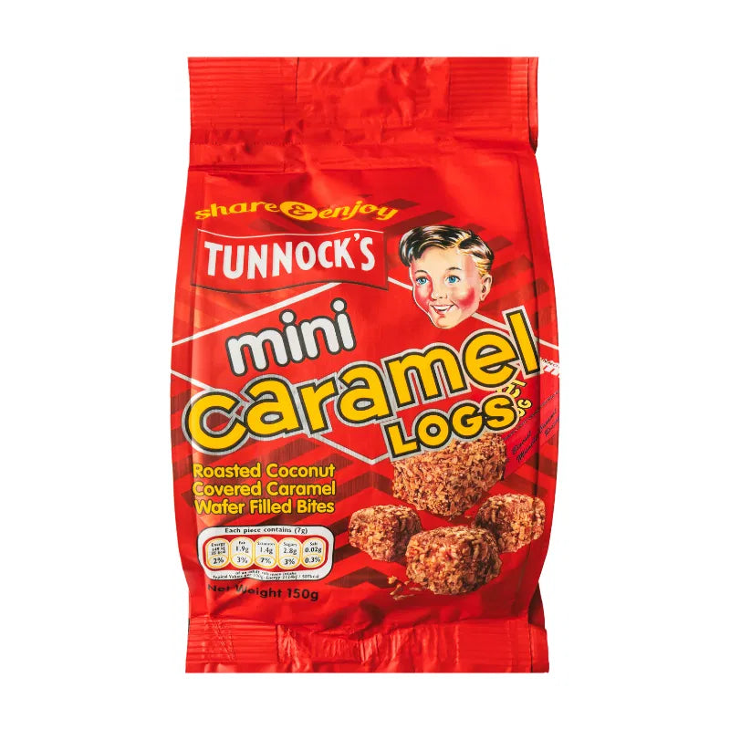 Tunnocks Mini Caramel Log 150g