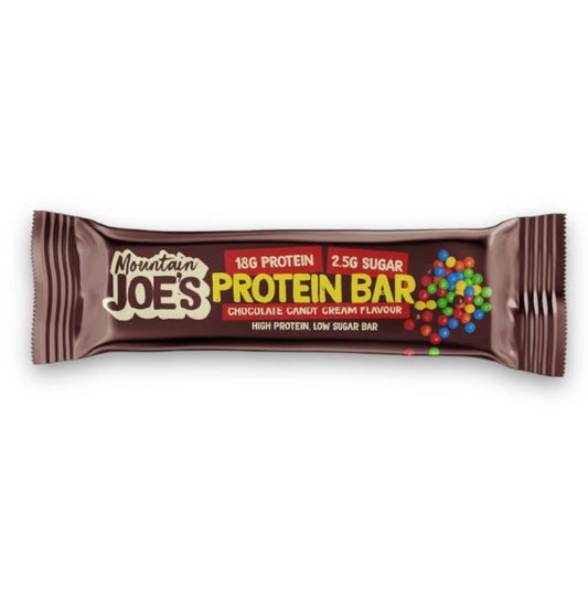 Mountain Joe's Protein Bar Chocolate Candy Cream